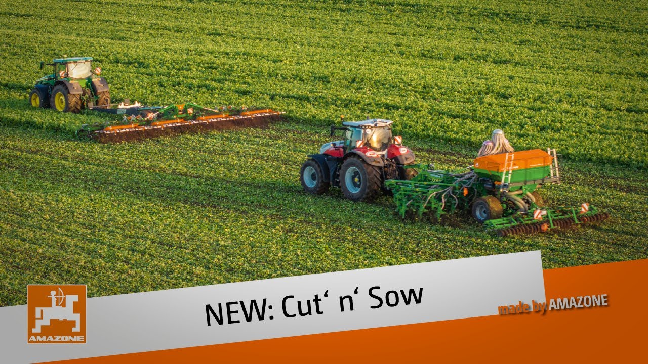 NEW: Cut' n' Sow TopCut und Direktsaat | AMAZONE