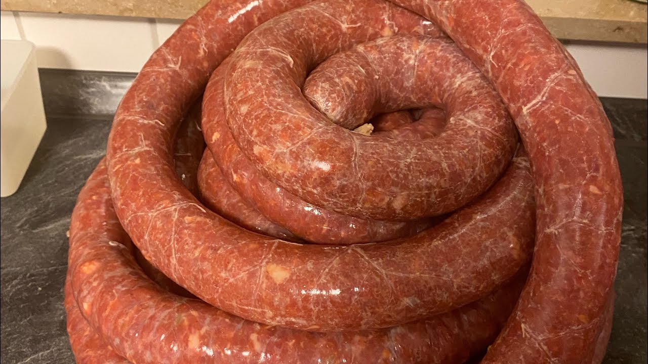 Paprika WURST. RUMÄNISCHE REZEPT. Video auf Deutsch.#food #viralvideo #cooking