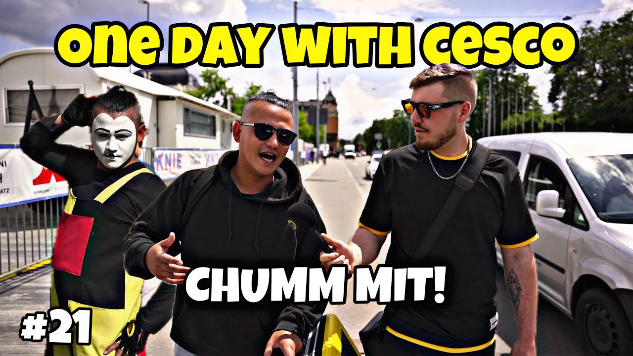 ONE DAY WITH @Cescoartist | Ein Blick hinter die Maske🎭 | CHUMM MIT! #21 🎥 @6feet4media