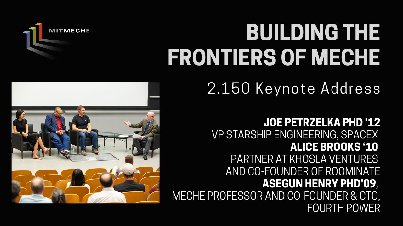 Building the Frontiers of Mechanical Engineering