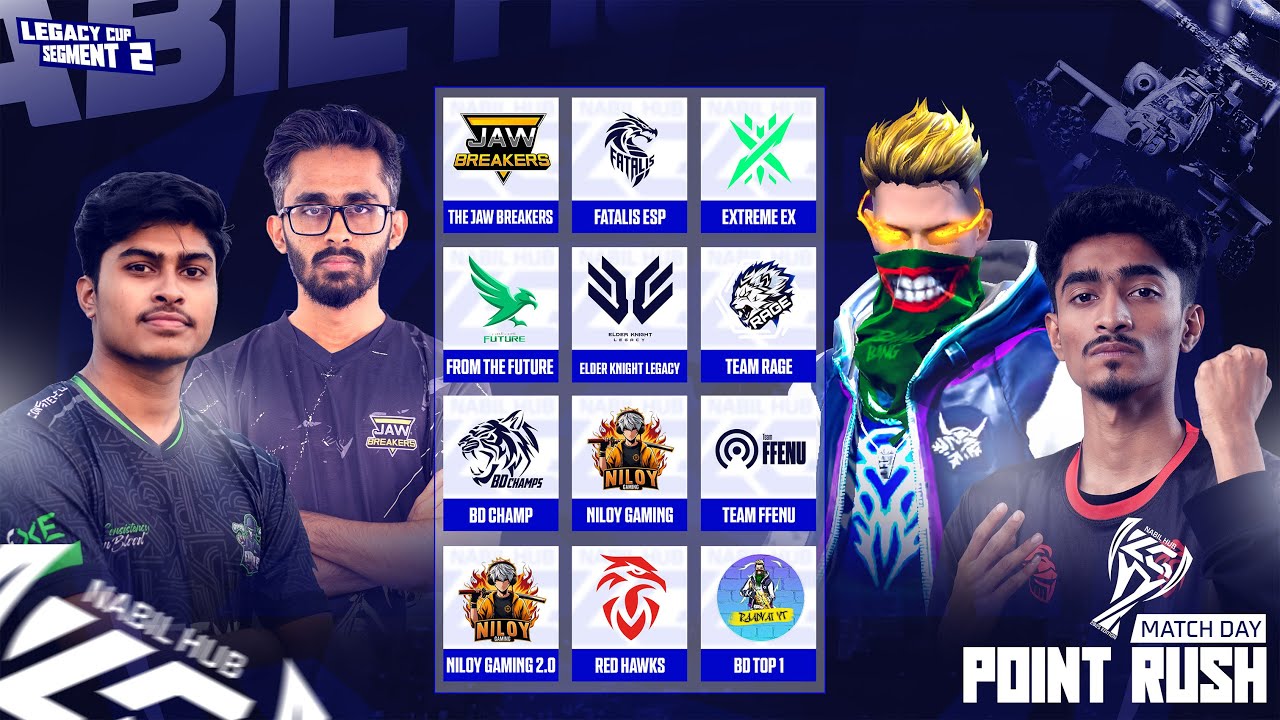 [🔴LIVE] NABIL HUB LEGACY CUP-2025 | POINT RUSH | BRING BACK YOU LEGACY | FT.‪@Flickerz7@raadvaiyt829
