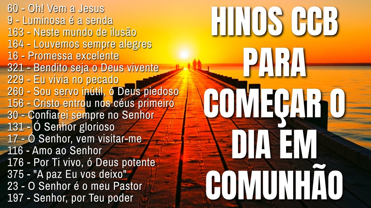 💖 HINOS CCB PARA QUEM PRECISA SE SENTIR AMPARADO 💫 LOUVORES QUE ACOLHEM E TRANSMITEM SEGURANÇA