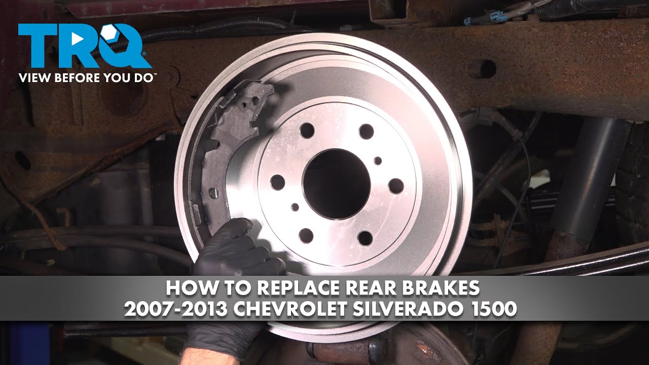 How to Replace Rear Brakes 2007-2013 Chevrolet Silverado 1500