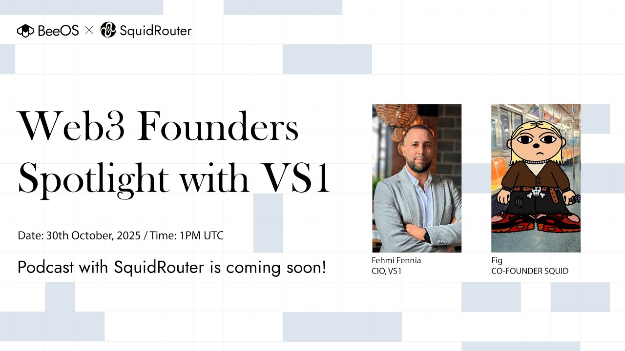 Web3 Founders Spotlight with VS1  |  Fig (Co-Founder, SQUID)