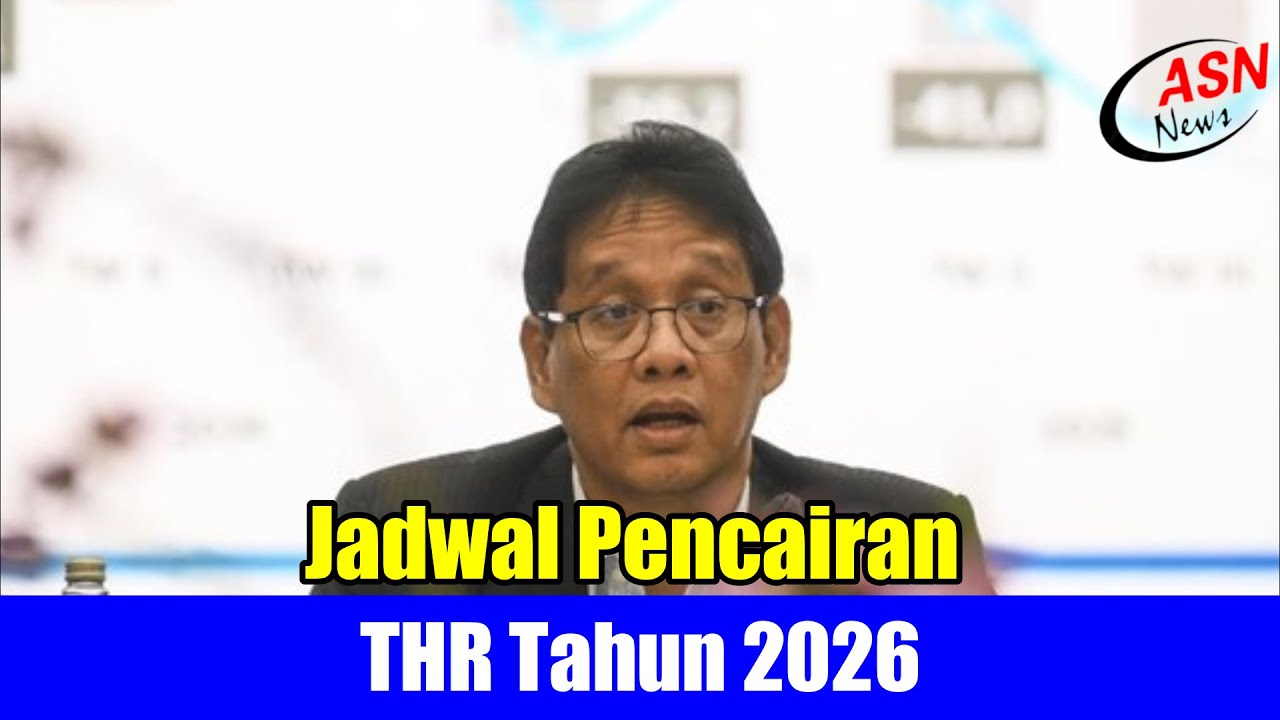 Jadwal pencairan THR 2026