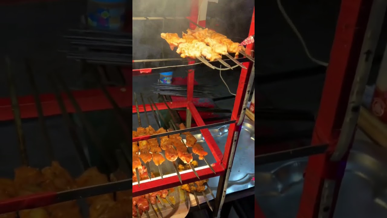 Desi Chicken Heart BBQ in Marree | Pakistan Northern Area #youtubeshorts #viral #shorts