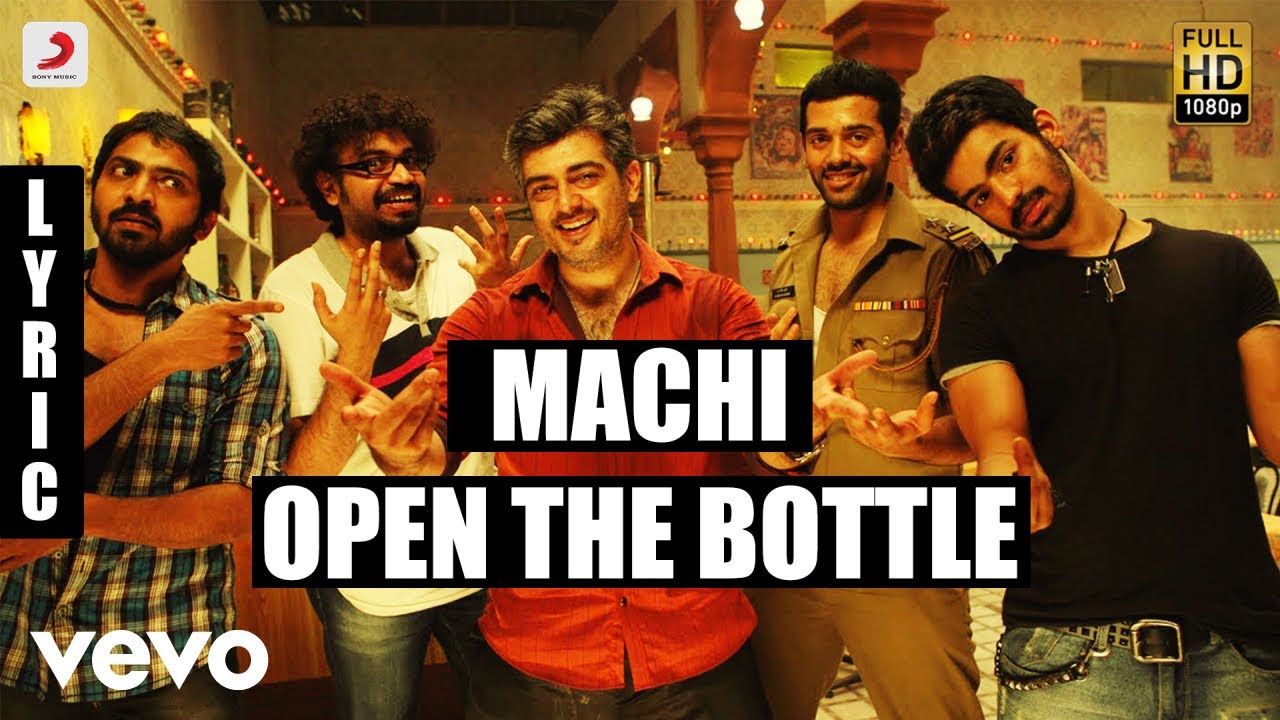 Mankatha - Machi Open the Bottle Tamil Lyric | Ajith Kumar, Trisha | Yuvan
