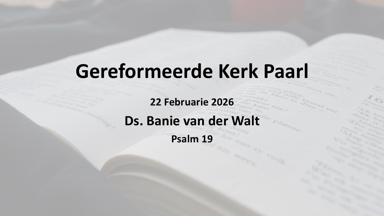 22 Febr 2026 | Psalm 19
