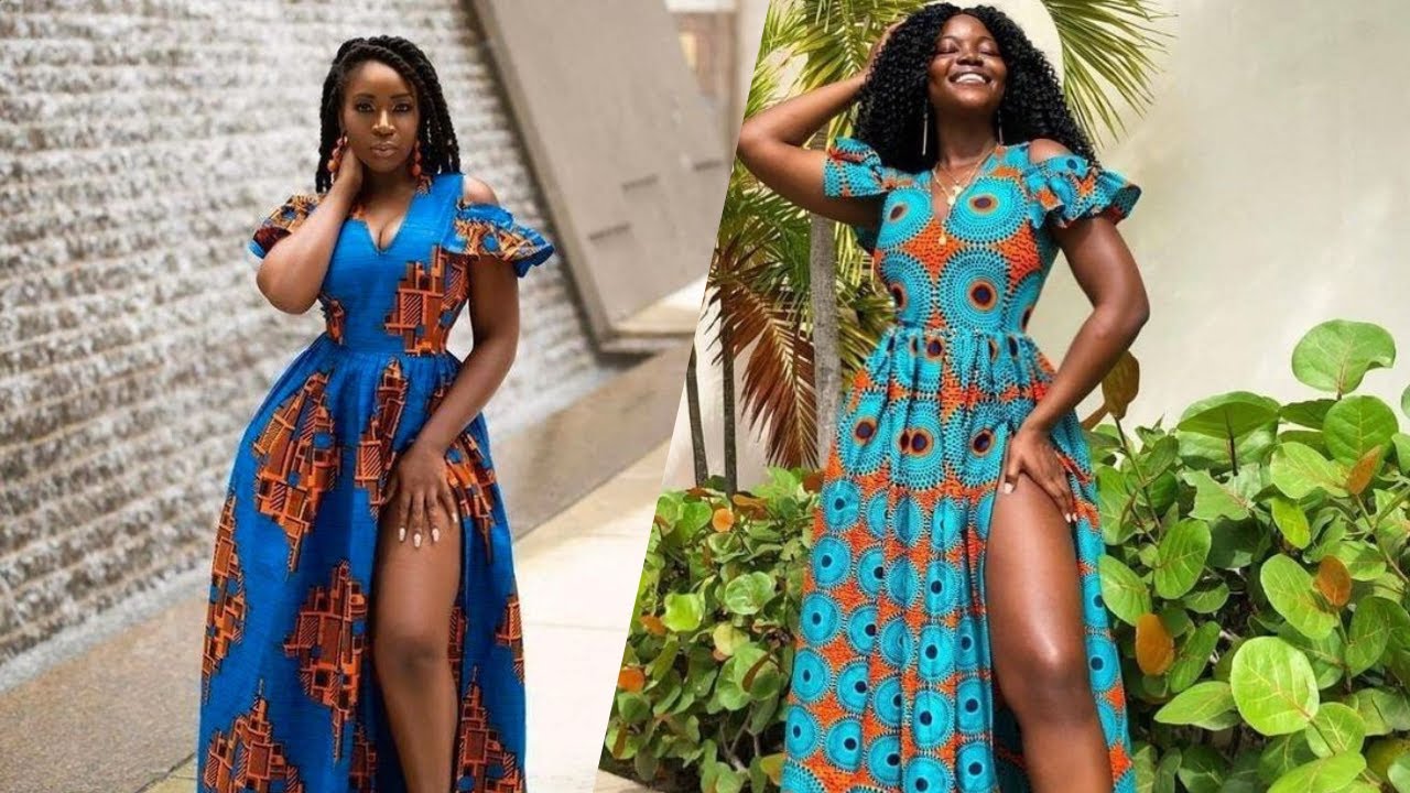 How to Sew a Cold Shoulder Maxi Gathers Dress With Front Slit And Side Pockets