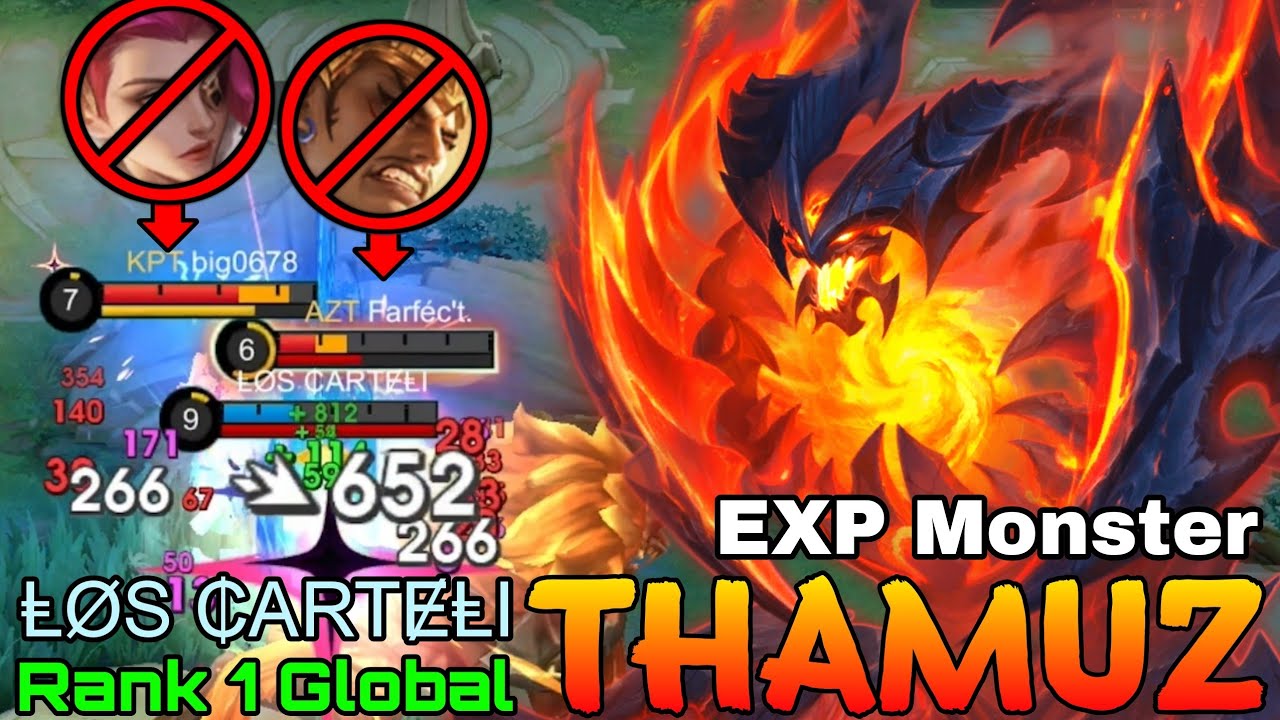 EXP Monster Thamuz VS Top Global Argus - Top 1 Global Thamuz by Ⱡ&Oslash;S ₵ARTɆⱠI - Mobile Legends