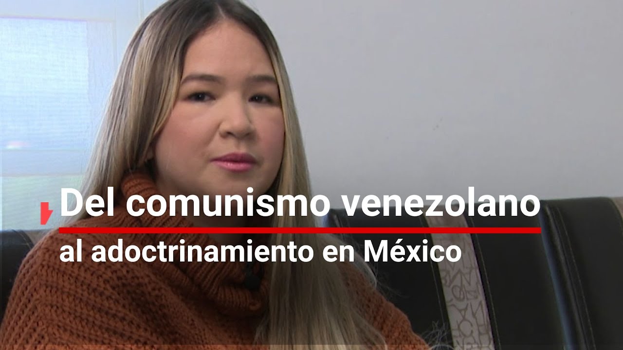 Madres venezolanas advierten adoctrinamiento en libros de texto en México | #EducaciónComunista