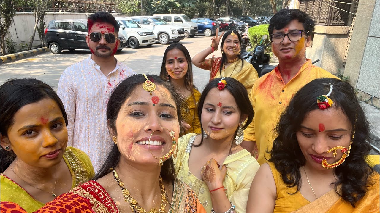 Haldi function at our Garhwali Uttarakhandi family💛🌼Pahadi Dance and folk song. Pahadi shadi ka maza