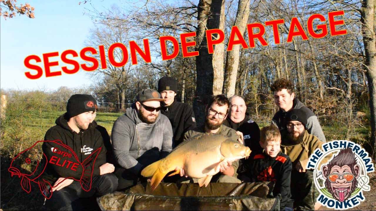 Session MAGIQUE avec une TEAM Pêche de la carpe à l'étang de la Pelouse