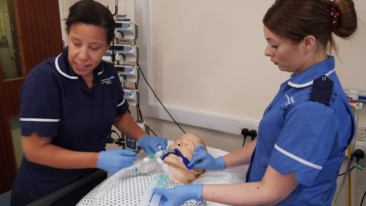 Securing an Endotracheal tube using an Insight Tracheostomy Tube Holder