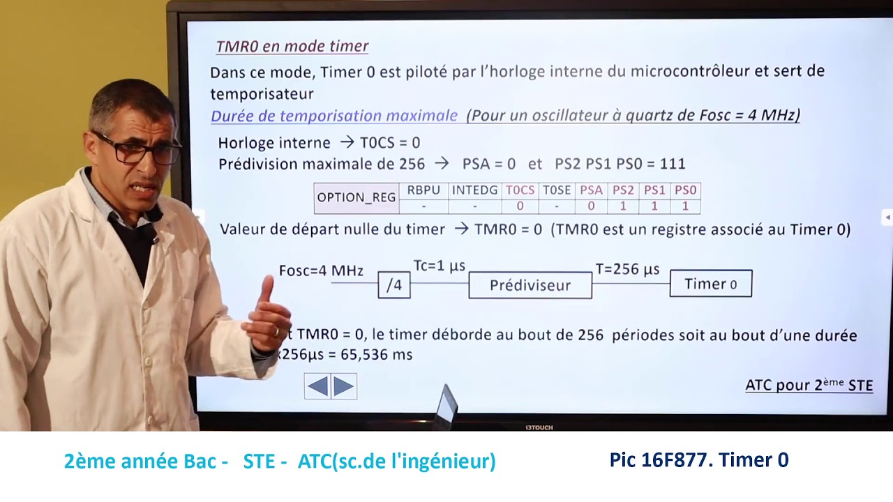 MS 2B STE SI 20  ATC PIC 16F877 le module Timer0