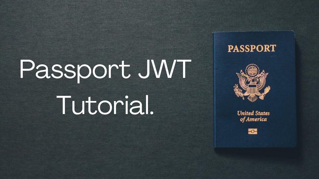 Passport JWT tutorial - Authentication with JSON Web Tokens