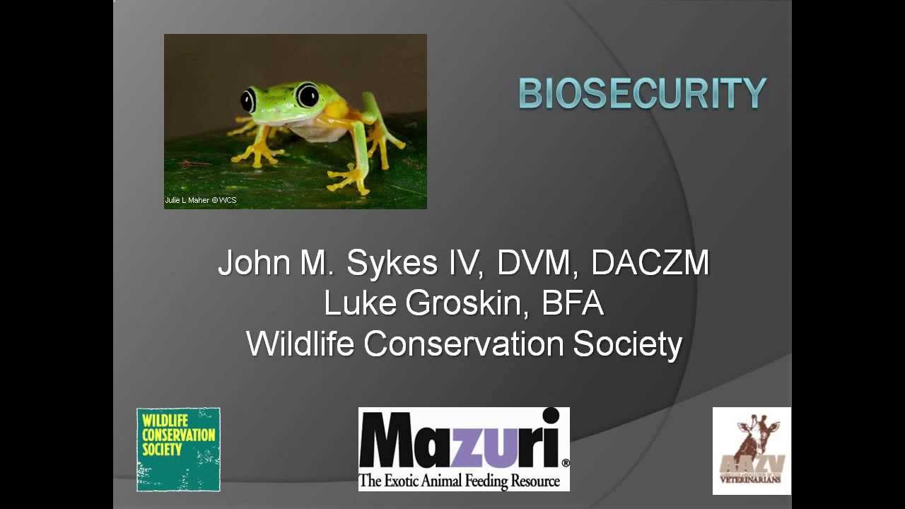 Amphibian Medicine Tutorials: Biosecurity