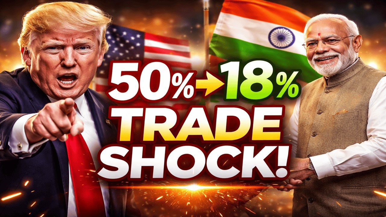 India-U.S Trade Deal Accelerates — Trump Drops Tariffs from 50% to 18%