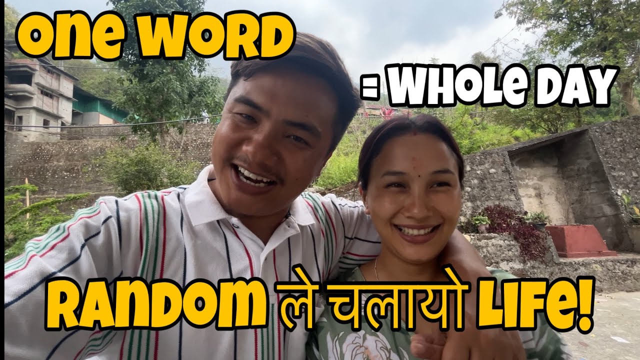 Random Words Decides Our Day ! New Vlog