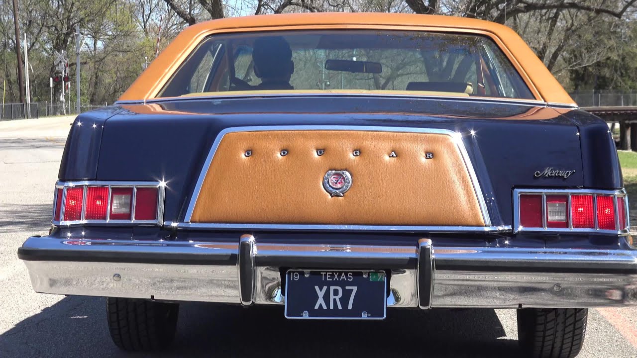 1978 Mercury Cougar Midnight Chamois XR7 [Rare Wild Interior] test drive interview Texas classic car