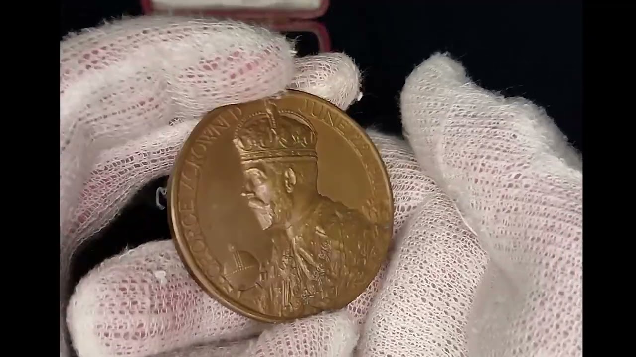 George V, 1911 Coronation Large (50mm) Bronze Medal