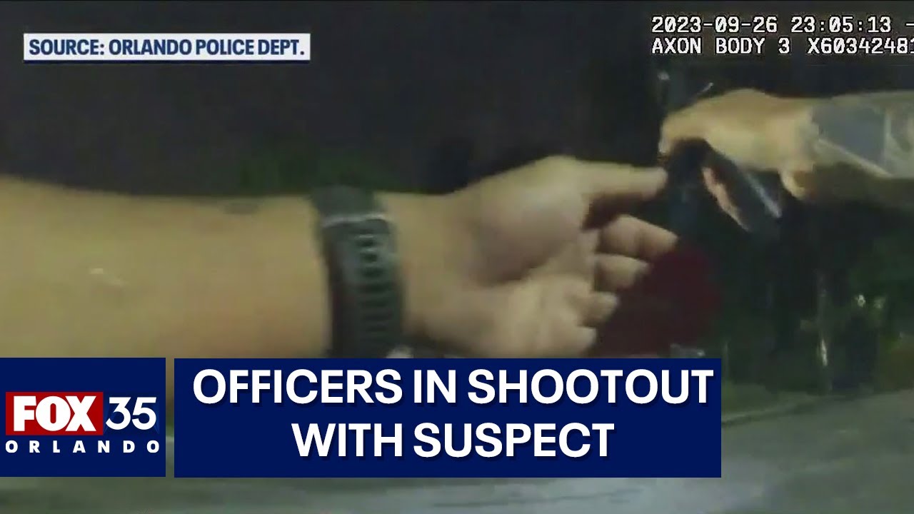Orlando Police releases video of shootout between officers, suspect