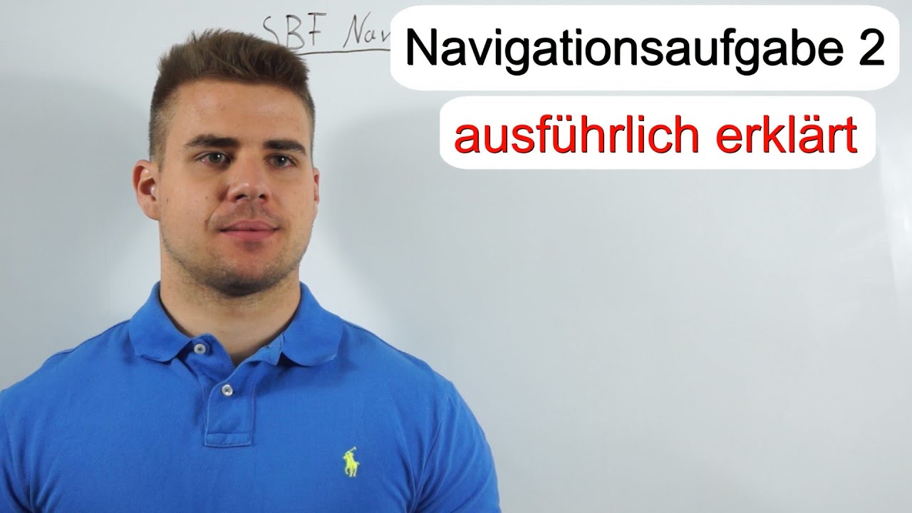SBF See Navigationsaufgaben Aufgabe 2