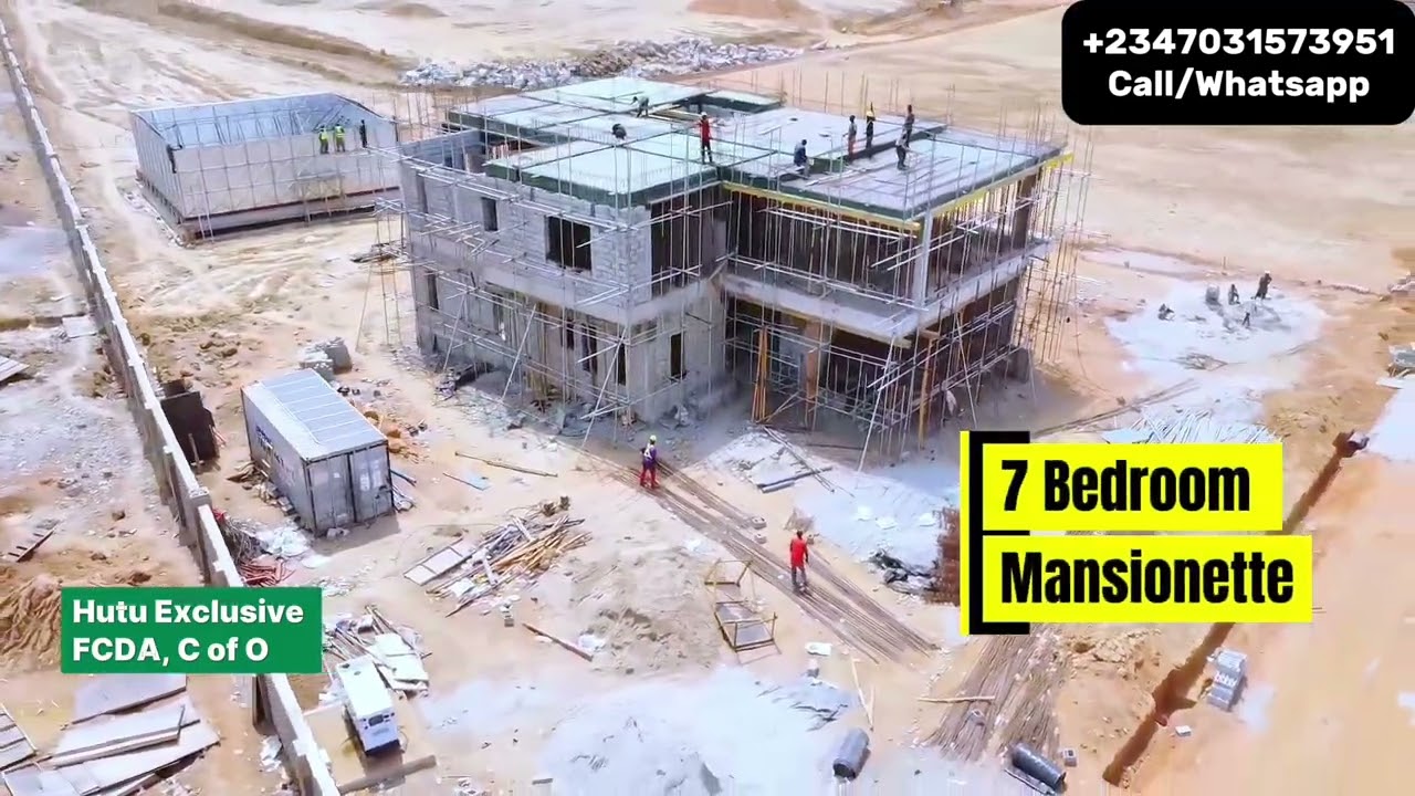 Hutu Exclusive Abuja Site Update 2026 | Full Drone Tour of Land for Sale on Airport Road