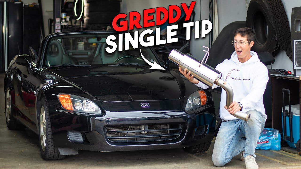 S2000 GReddy Revolution RS Exhaust | Install, Pulls, and Revs | Phase 1 Episode 2