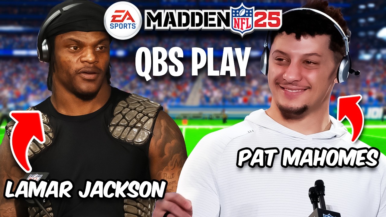 Patrick Mahomes VS Lamar Jackson Play Each Other IN Madden 25