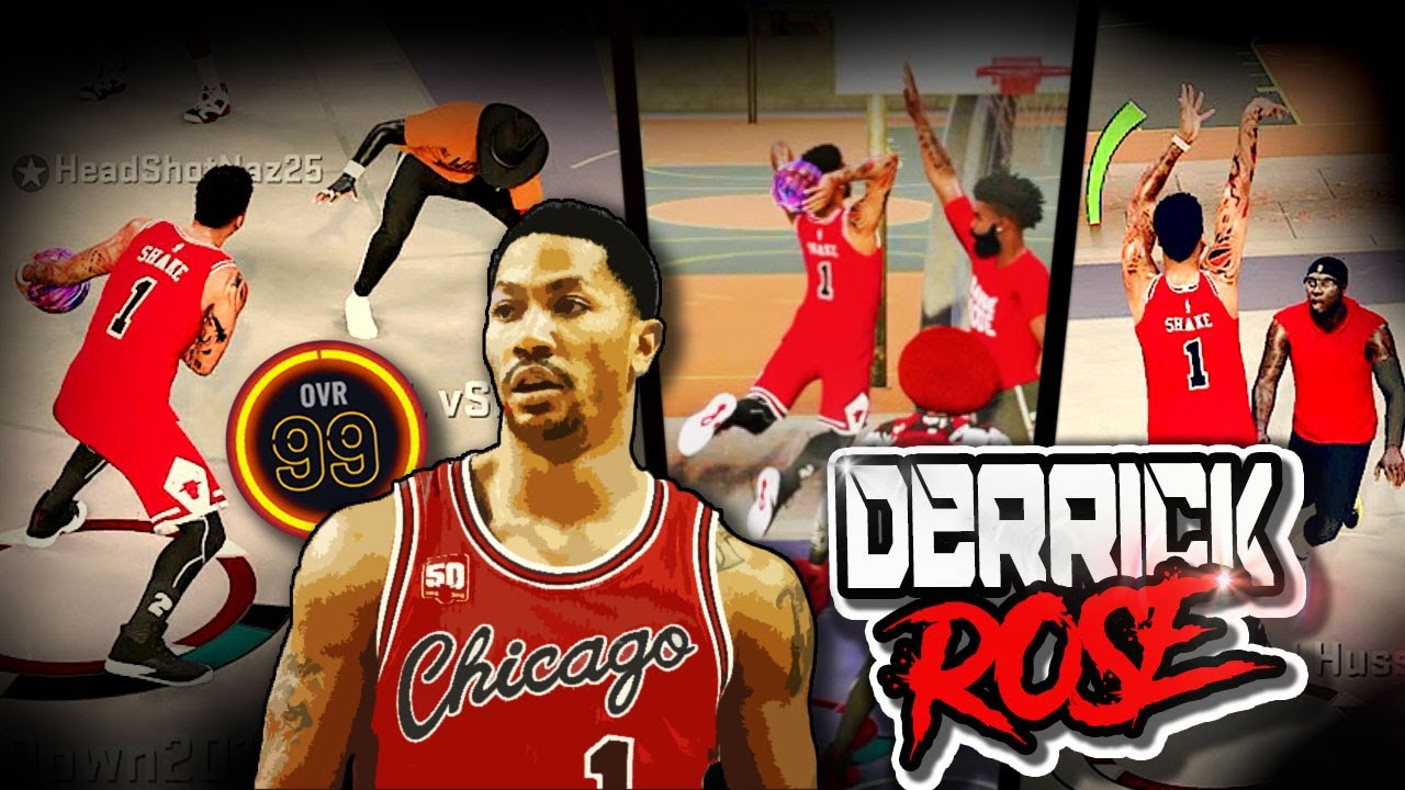 99.9 OVERALL DERRICK ROSE Build Hurting EGOs At The Park - NBA 2K20