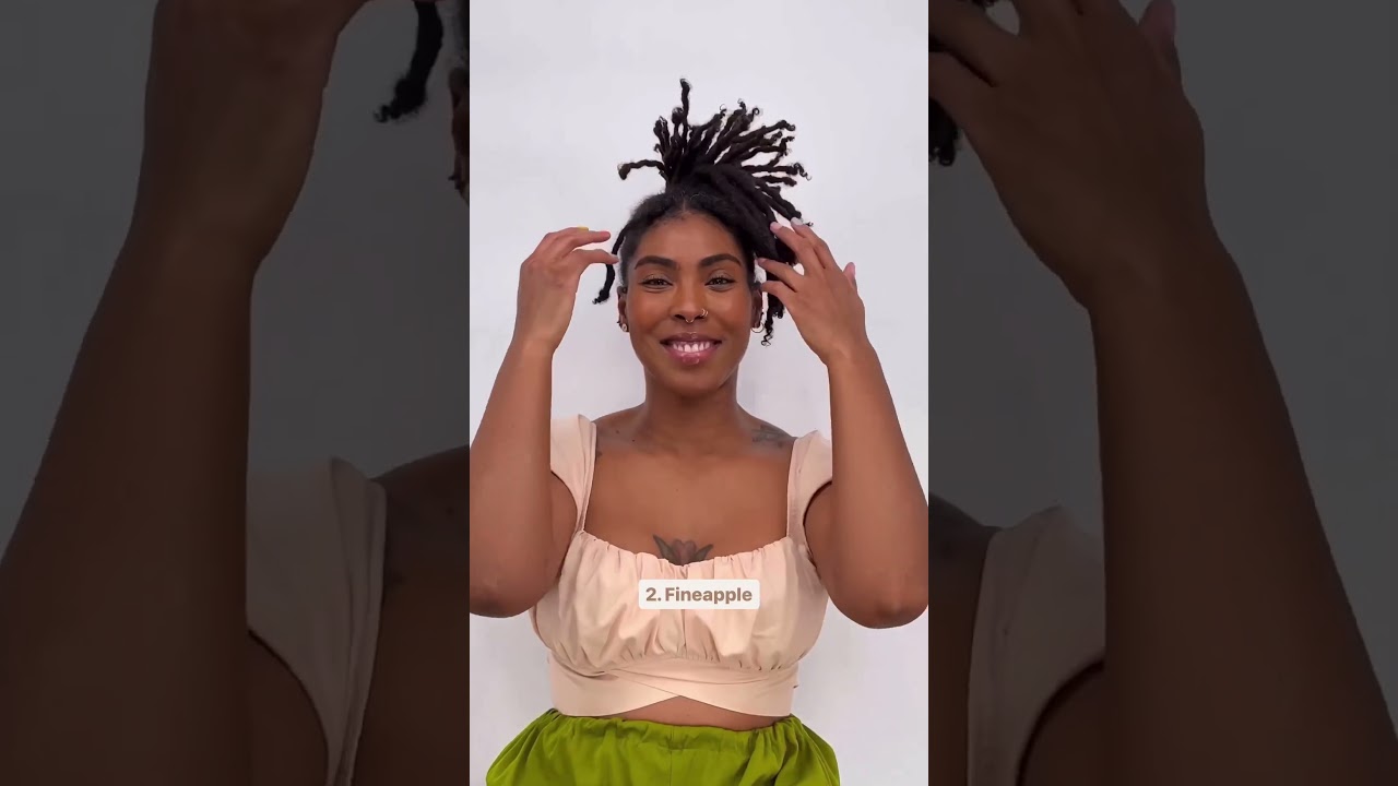 4 Easy No Retwist Locs Styles #locs_18 #dreadlocks