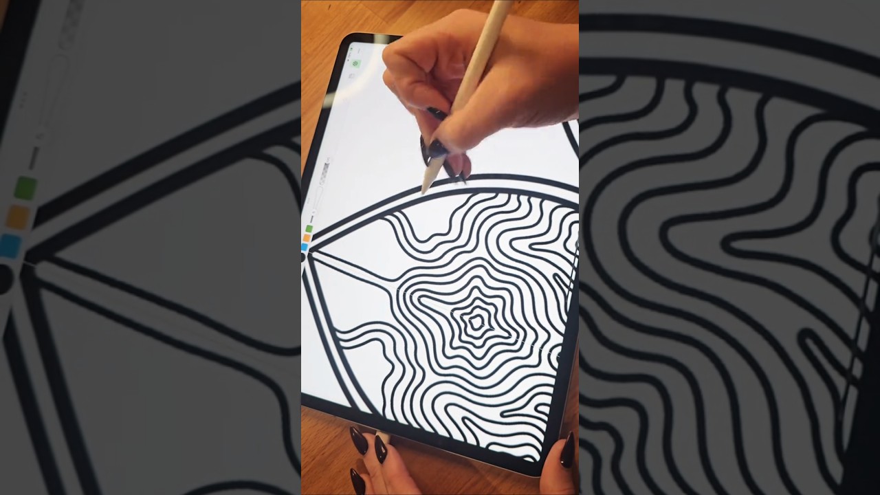 wiggle with it #mandala #ipadart #ipaddrawing #digitalart #drawing #pattern #tablet #mandalastyle