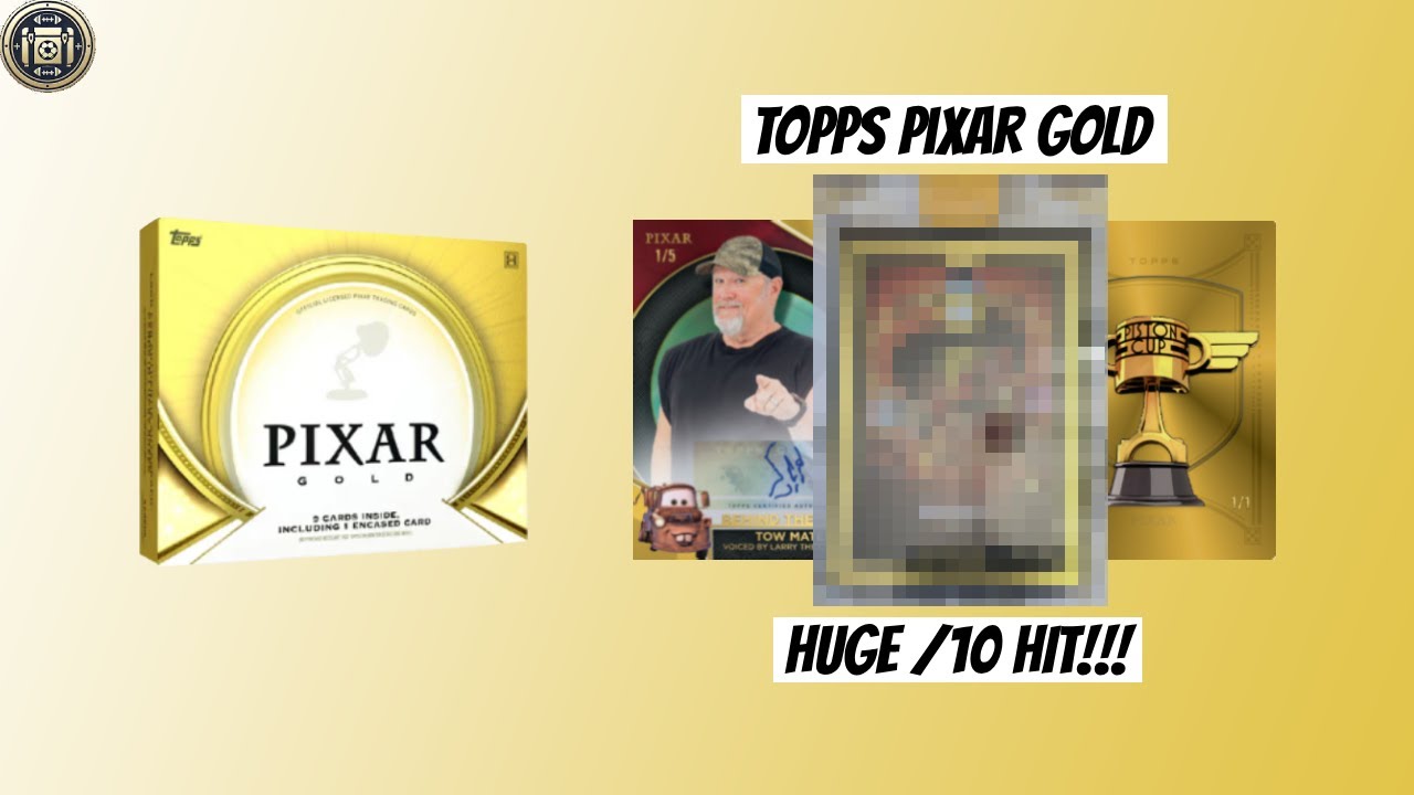 Opening the *NEW* TOPPS PIXAR GOLD Box │ HUGE HIT!!! 🔥🔥🔥