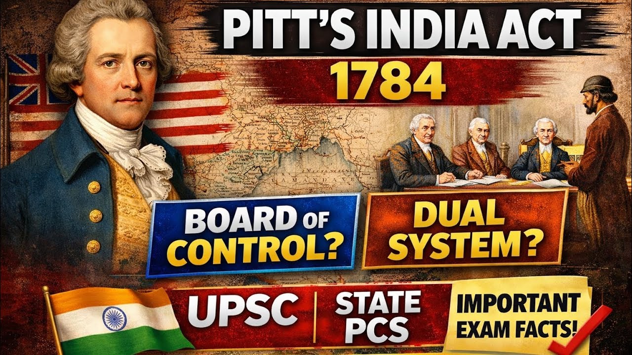 Pitt’s India Act 1784 One Shot Revision | Modern History UPSC/PCS Most Important Topic