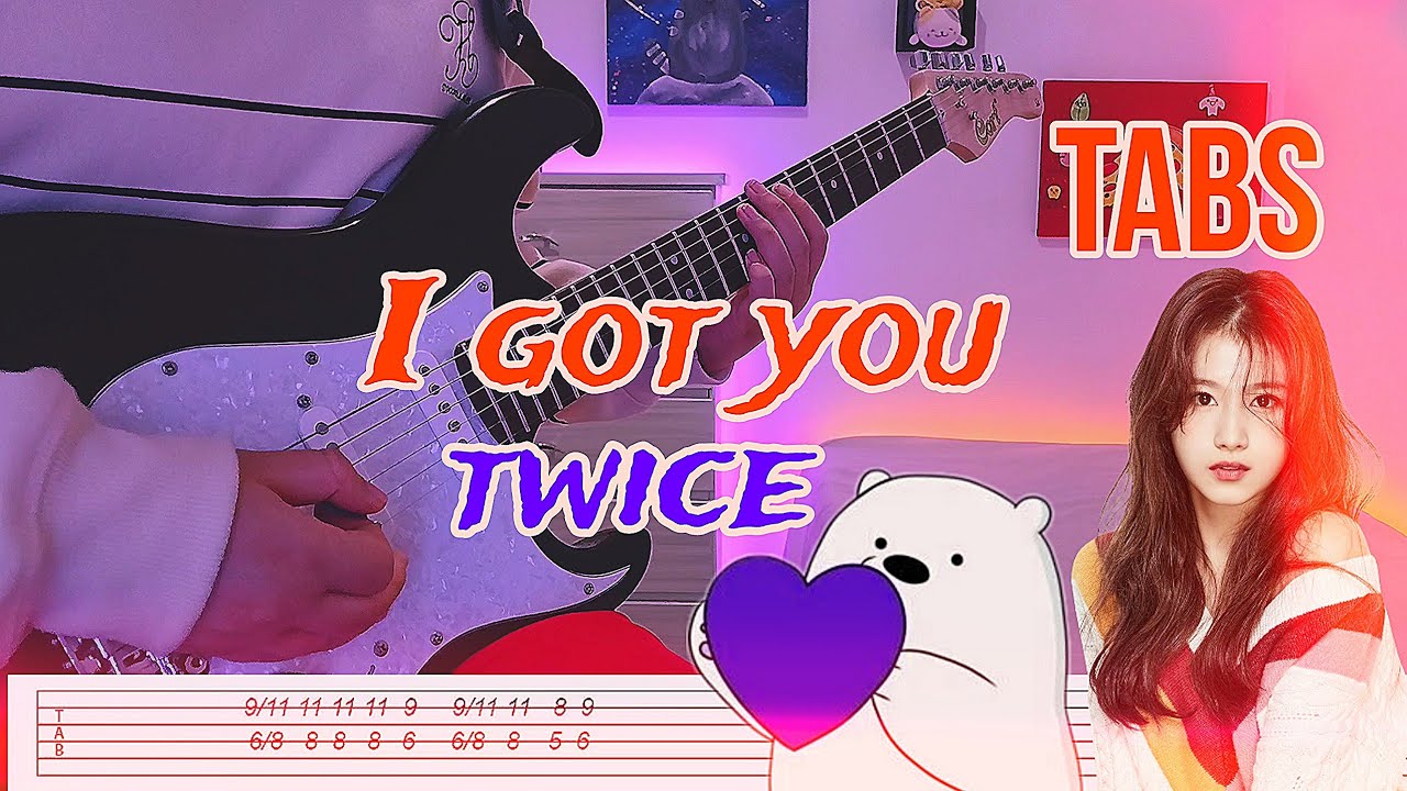 TWICE - I Got You (EASY Guitar TABS) By kookieguitar (