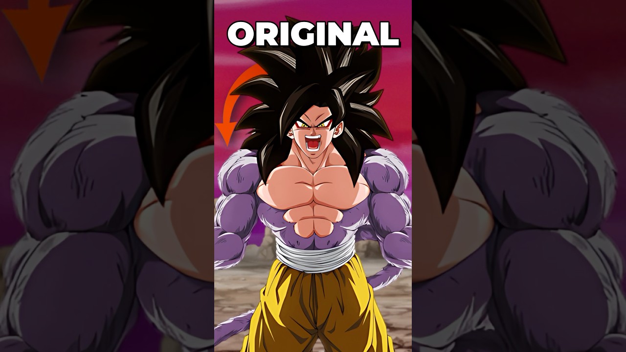 Оригинальный Супер Сайян 4 #dbz #шорты #рекомендуется