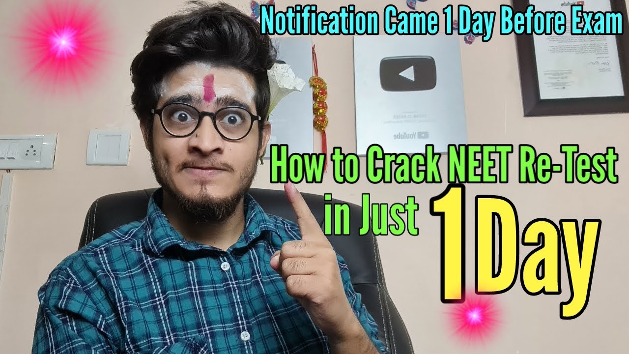 Tips to Crack NEET 2020 Re-Test in Just 1 day: Secret Strategy now Revealed🙃🙃 ft. Vipin Sharma