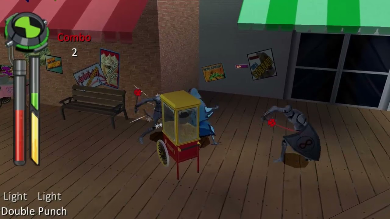 Ben 10 Alien Force PSP GamePlay Bölüm 1 