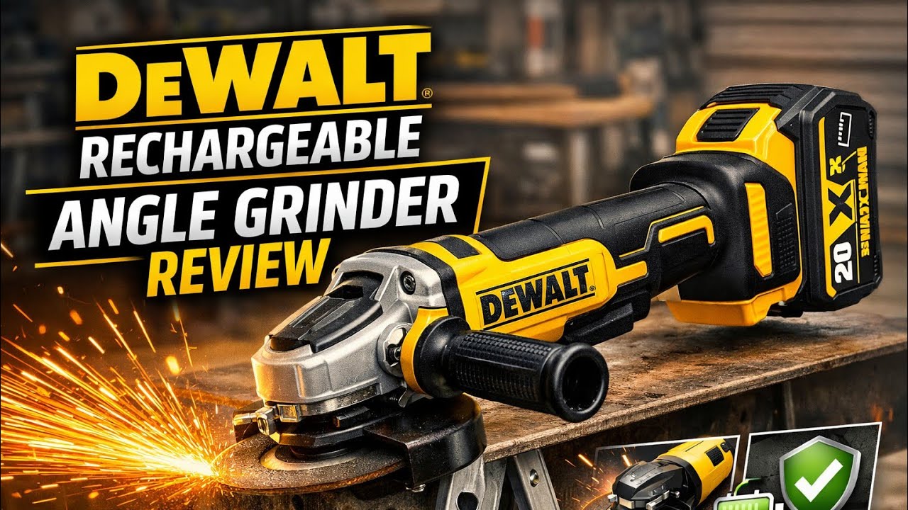 Rechargeable Angle Grinder Review | Long-Term Use (No Power Test)