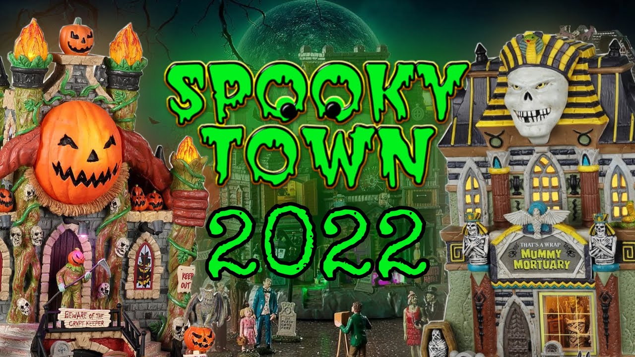 Lemax Spooky Town 2022: полный состав Halloween Village