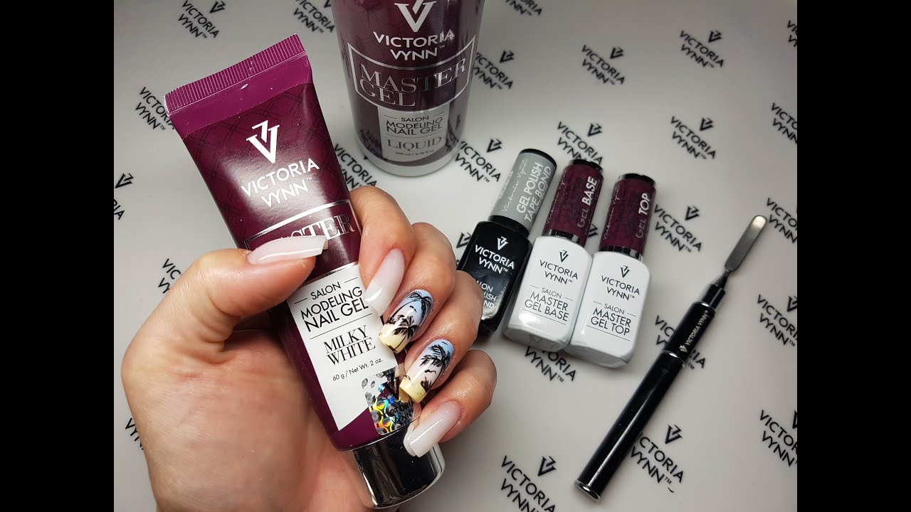 Master Gel by Victoria Vynn - Prosty sposób na mocne paznokcie - Przedłużanie - Palmy na paznokciach