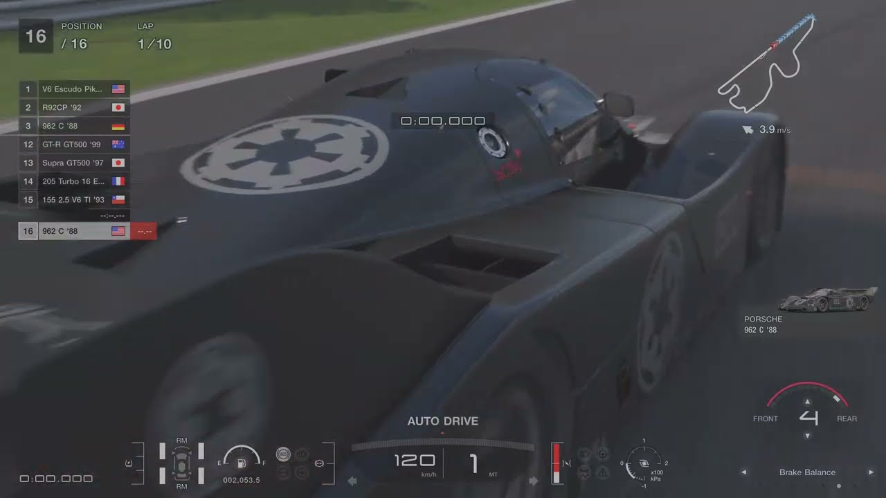GT7 Neoclassic: Fuji (Hard) w/ CRB 1st w/ Porsche 962 C