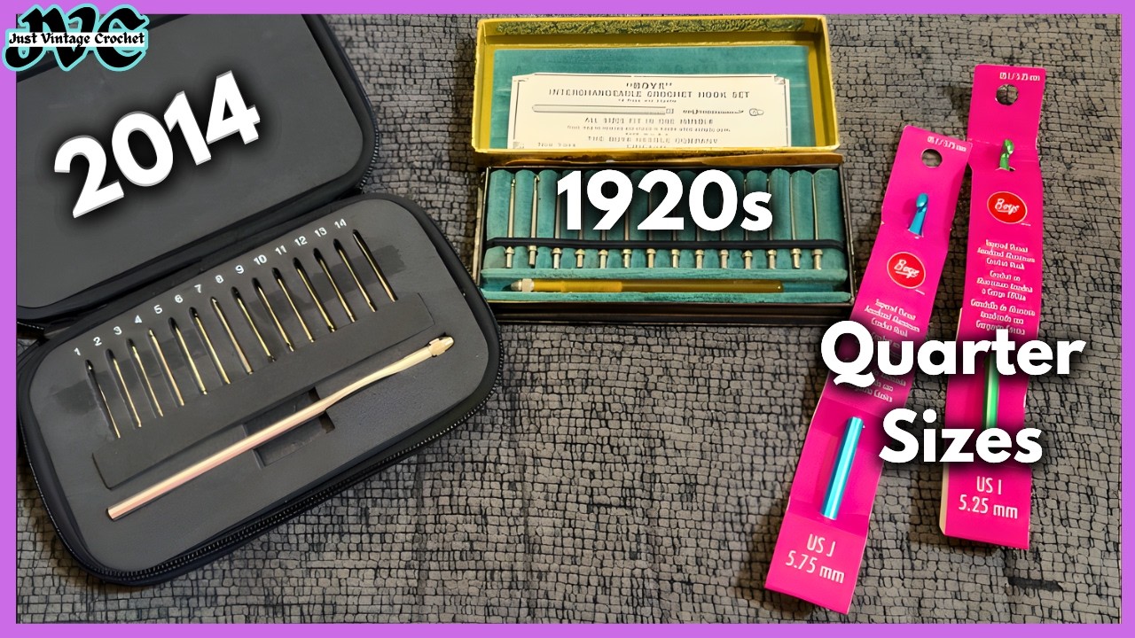 Rare 100+ Year Old Interchangeable Steel Crochet Hook Set! Update On upcoming Projects and Mysteries