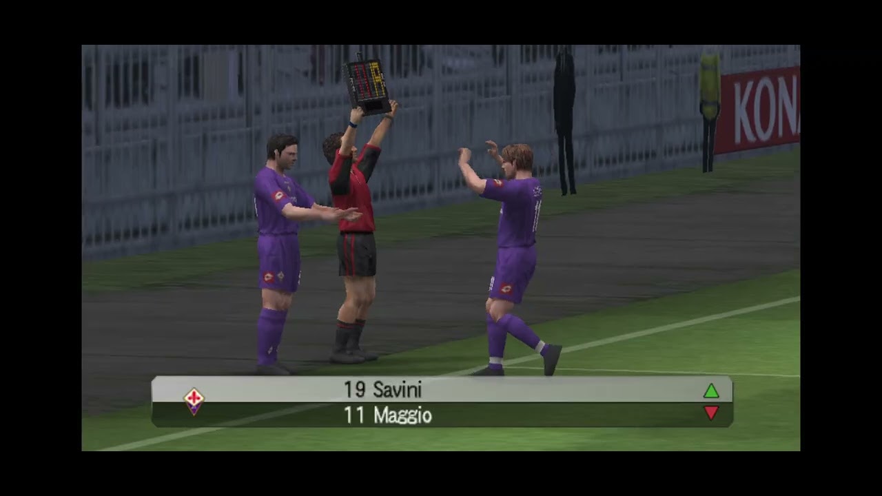 Parma - Fiorentina partido amistoso: PES 5 PSP