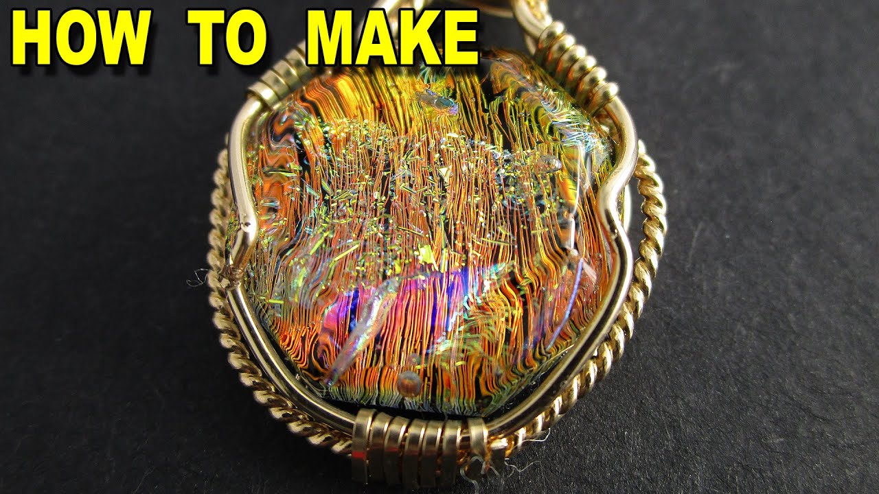 Dichroic Fused Glass Octagonal Cabochon Faceted on Faceting Machine, Project Tutorial