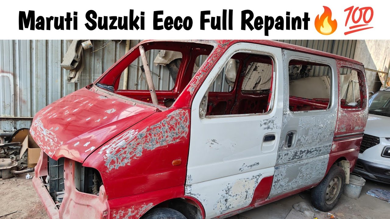 Maruti Suzuki Eeco||Full Car Repair and Repaint||Eeco Full accident repair||kishorgarage||