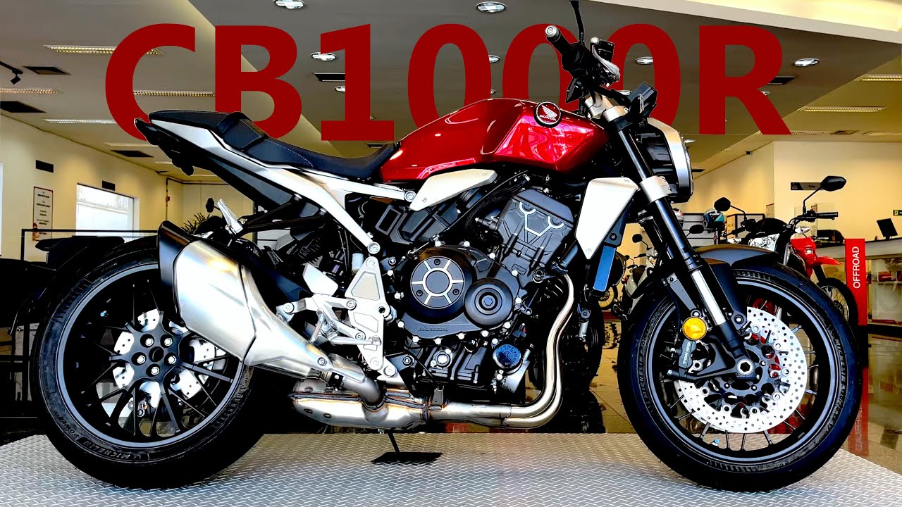 Nova Honda CB1000R 2024 Vermelha l A Naked mais Potente da Marca Japonesa!