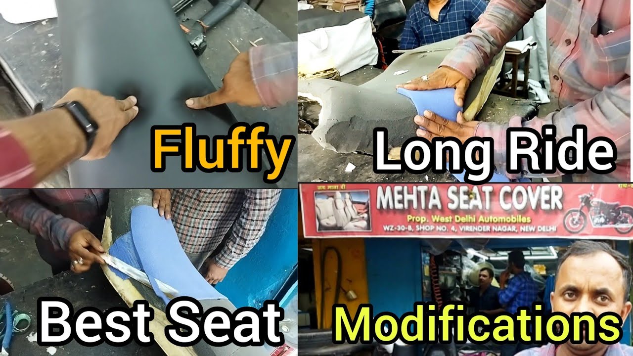 SEAT MODIFICATION IN JUST 250/- ONLY || BEST SEAT COVER IN DELHI || TVS SPORTS SEAT MODIFICATION