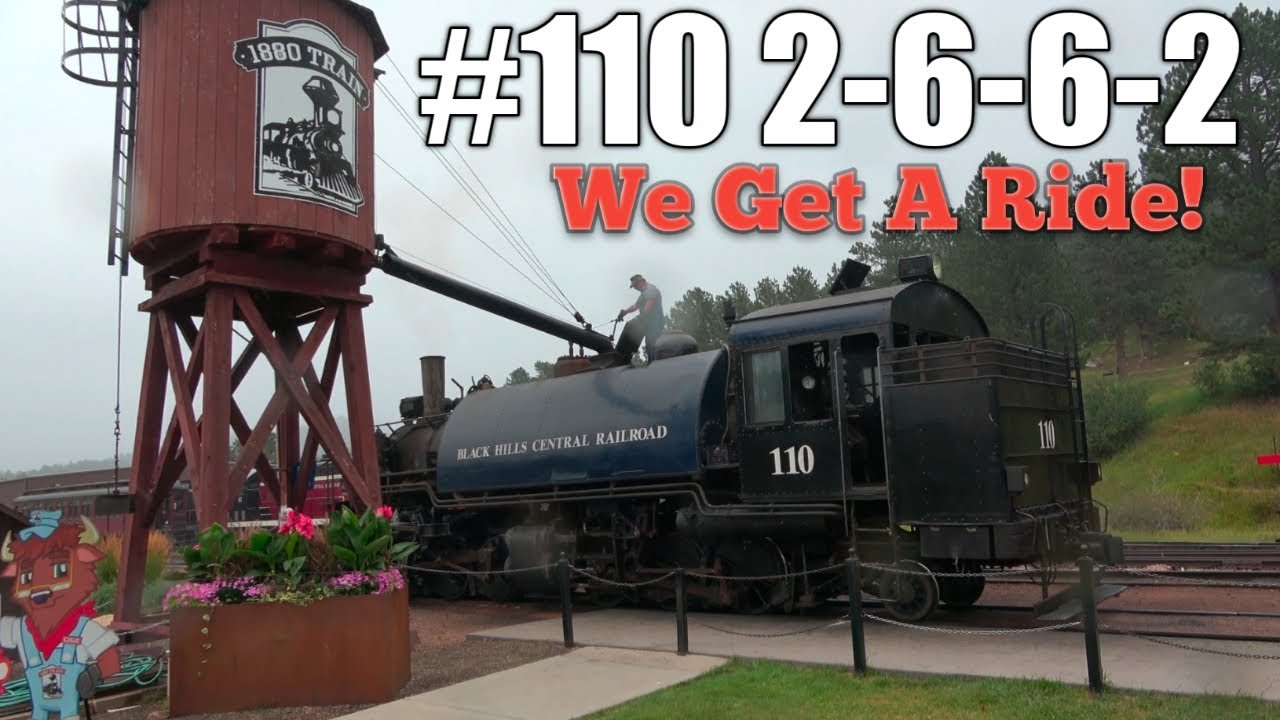 Ride On 1880 Train Black Hills Central Railroad #110